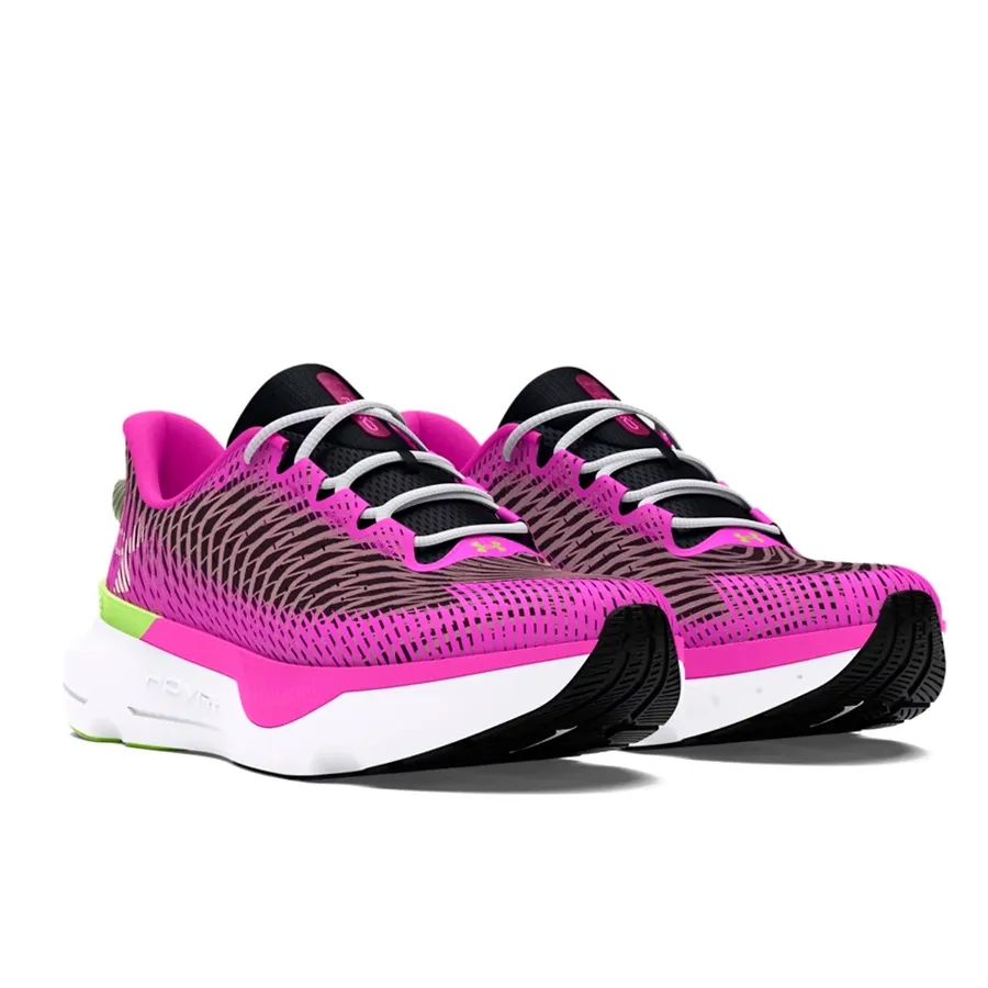 Imagen 2 de 5 de Zapatillas Under Armour Infinite Pro Run Anywhere-FUCSIA/LIMA/NEGRO