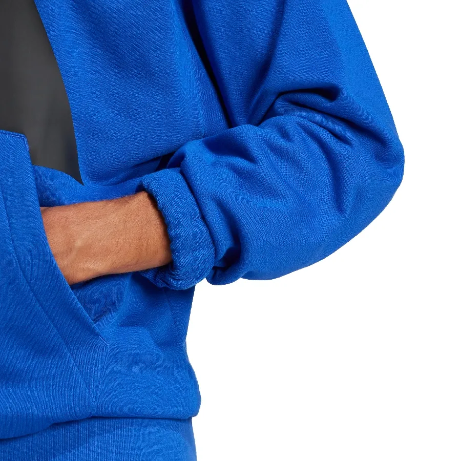 Imagen 4 de 5 de Buzo adidas Essentials Logo Grande-AZUL/NEGRO