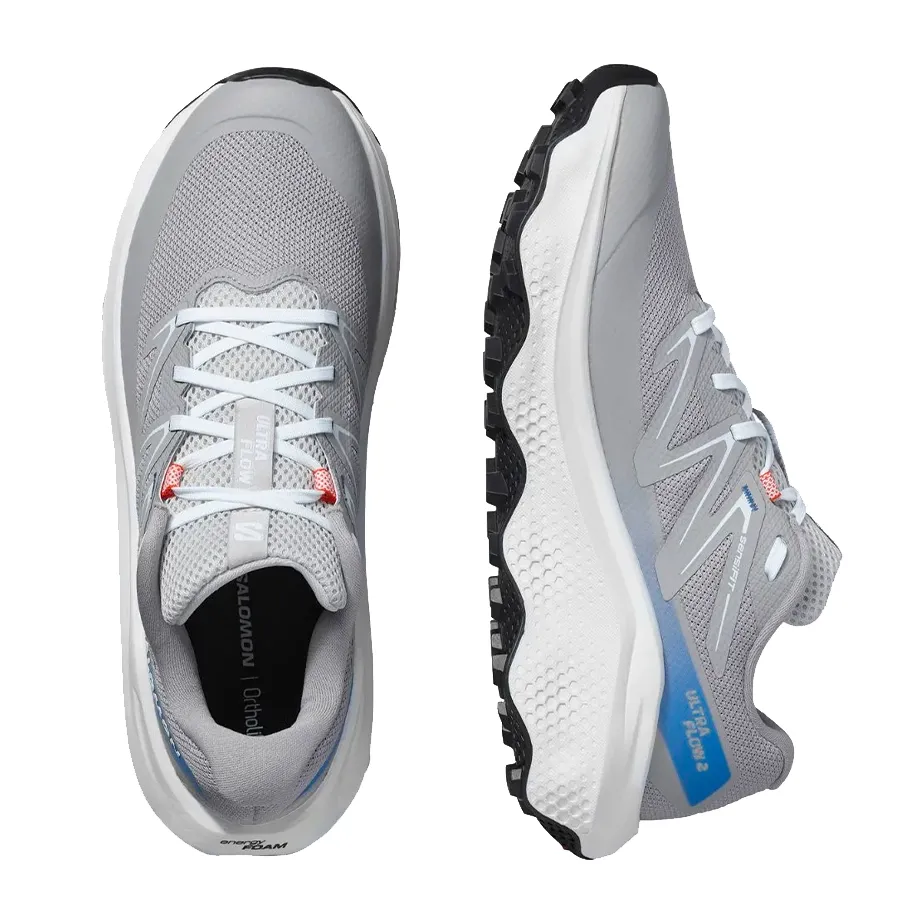 Imagen 3 de 6 de Zapatillas Salomon Ultra Flow 2-GRIS/AZUL FRANCIA