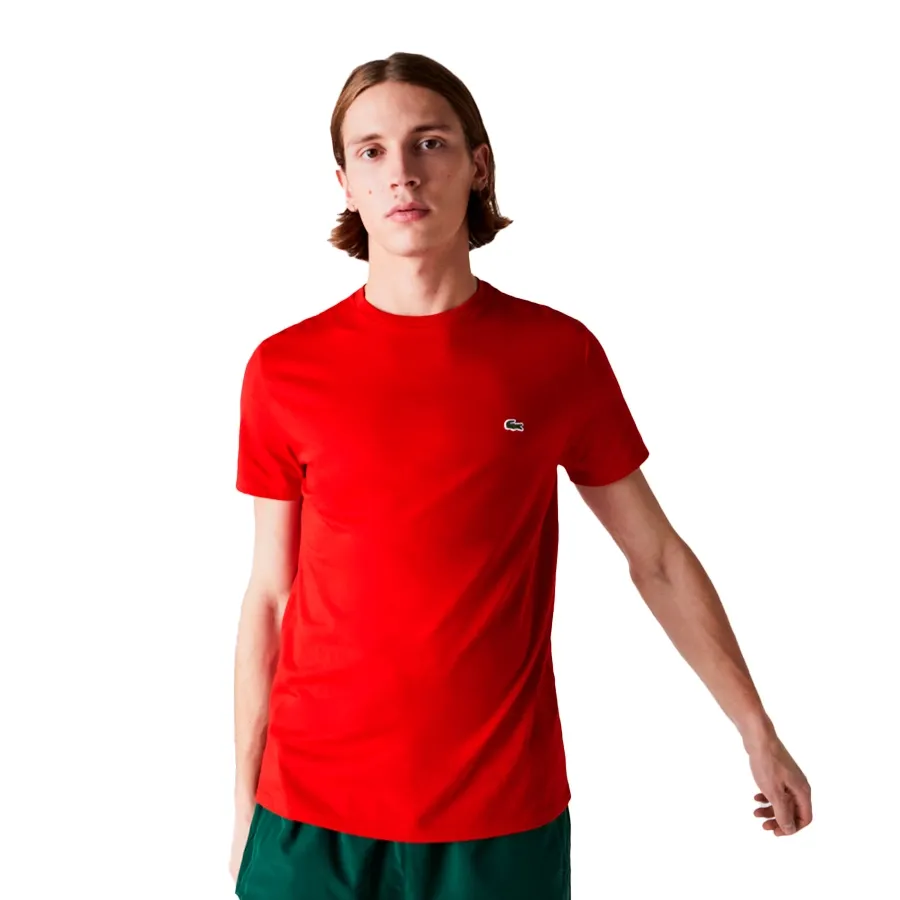 Imagen 1 de 5 de Remera Lacoste Cols Roules-ROJO