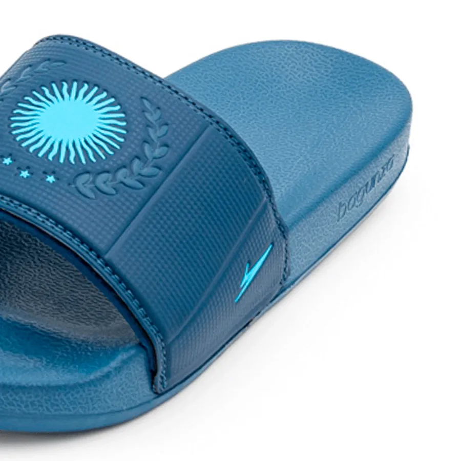 Imagen 3 de 4 de Ojotas Bagunza Arg Retro Suplente-AZUL