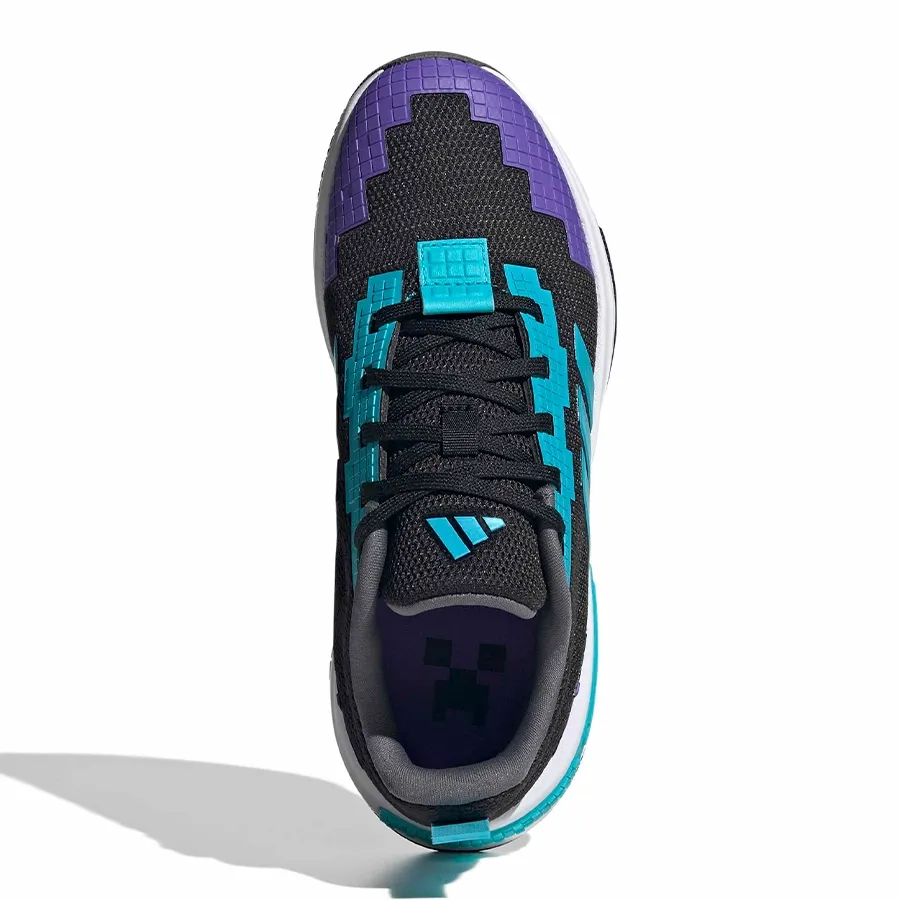 Imagen 4 de 8 de Zapatillas adidas Minecraft Pro J-NEGRO/TURQUESA/VIOLETA