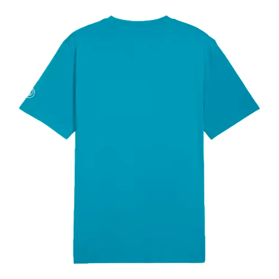 Imagen 3 de 4 de Remera Puma Manchester City King Logo-TURQUESA