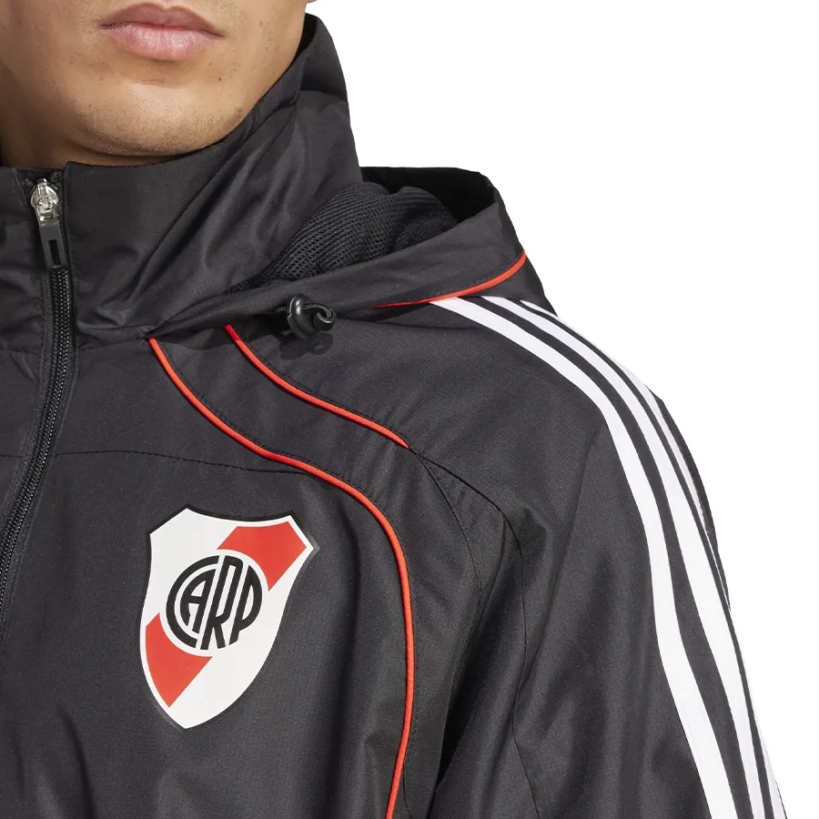 Imagen 3 de 4 de Campera adidas Rompevientos River Plate Ubp-NEGRO