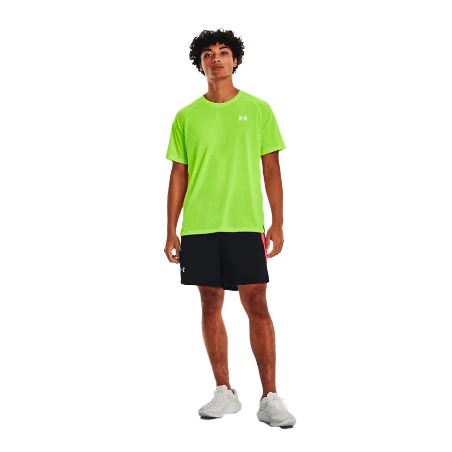 Imagen 4 de 5 de Remera Under Armour Streaker-AMARILLO FLUOR