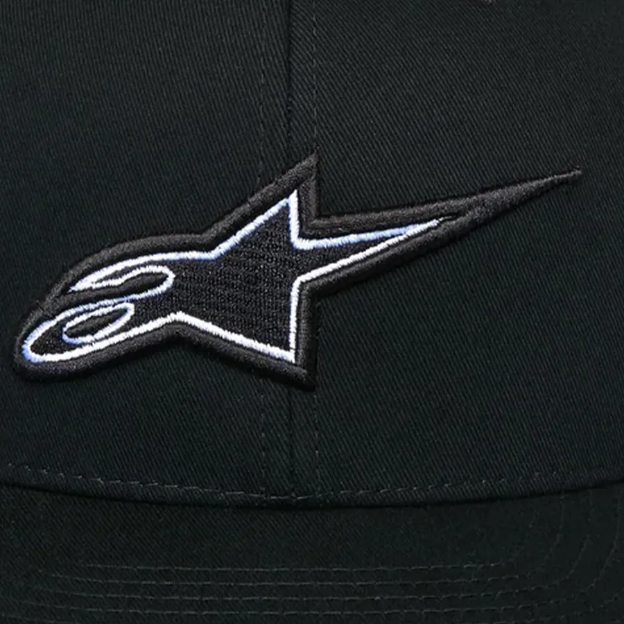 Imagen 3 de 4 de Gorra Alpinestars snapback gruesa-NEGRO