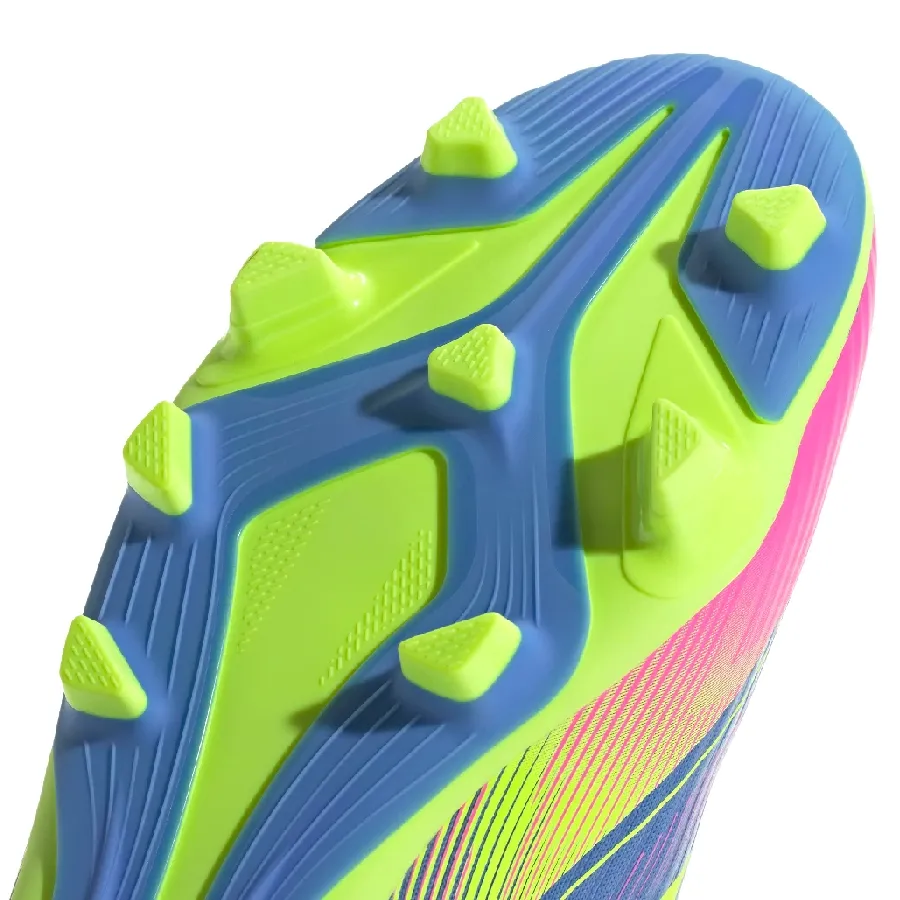 Imagen 5 de 6 de Botines adidas F50 Club Fg-VIOLETA/ROSA FLUOR/AMARILLO FUOR