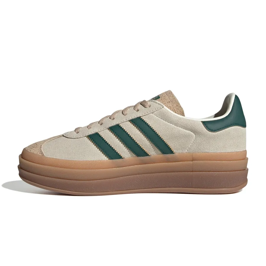 Imagen 3 de 8 de Zapatillas adidas originals Gazelle Bold-CRUDO/VERDE