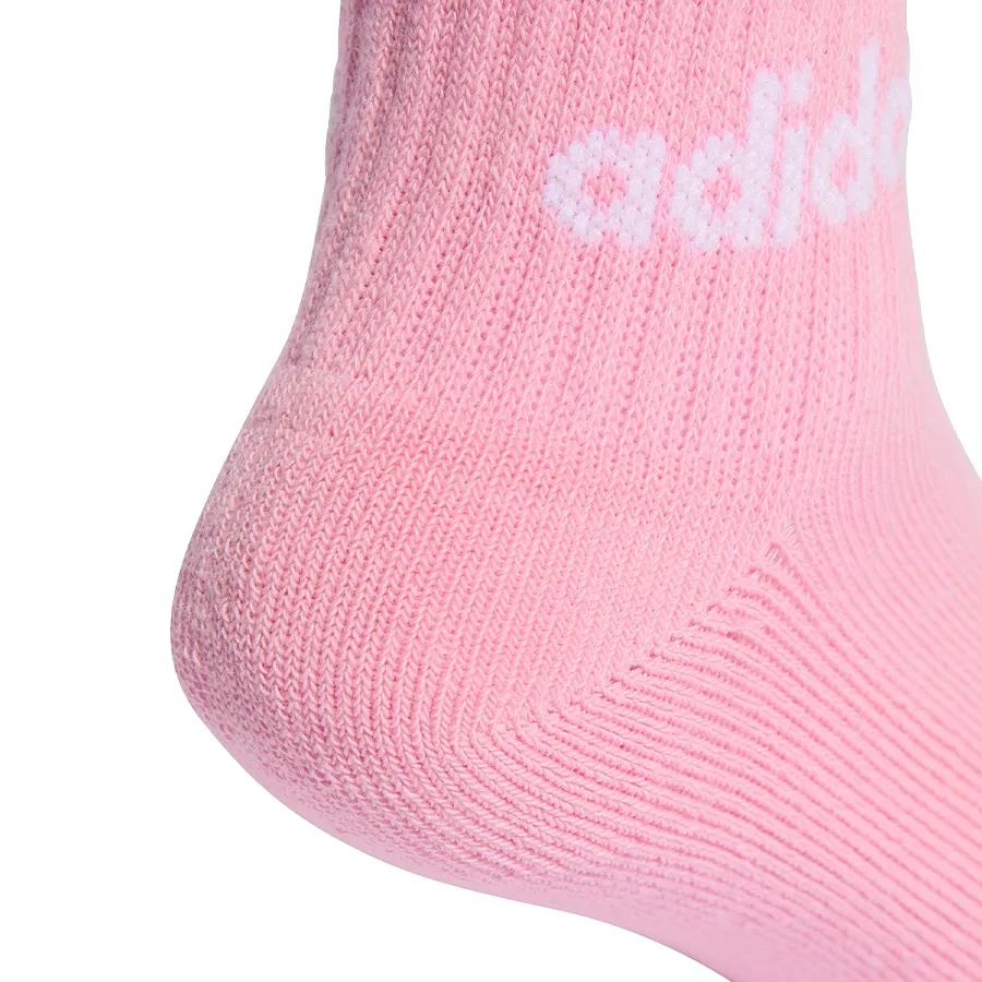 Imagen 3 de 4 de Medias adidas Lineales Pack x5-VIOLETA/ROSADO/GRIS/BLANCO