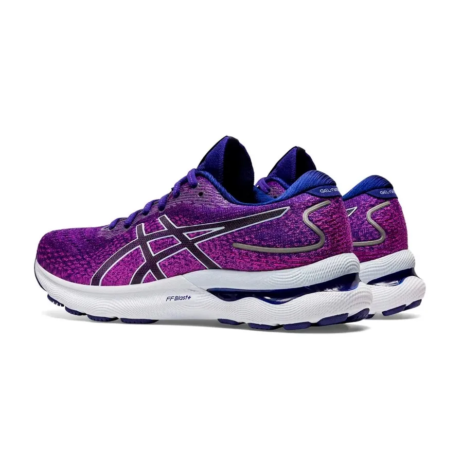 Imagen 1 de 5 de Zapatillas Asics Gel Nimbus 24 Standard-VIOLETA/NEGRO