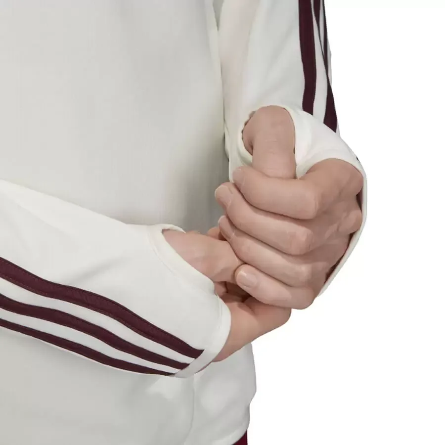 Imagen 2 de 4 de Buzo adidas Warm River Plate-BLANCO/BORDO