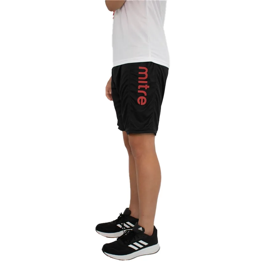 Imagen 2 de 4 de Shorts Mitre Short Vulcan San Martin Mza-NEGRO