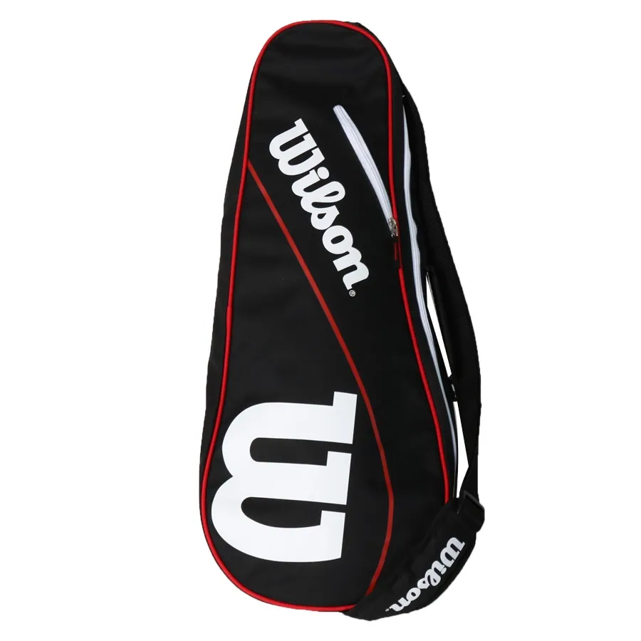 Imagen 0 de 2 de Raquetero Wilson Advantage Iii Triple Bag Bkwh-NEGRO/ROJO