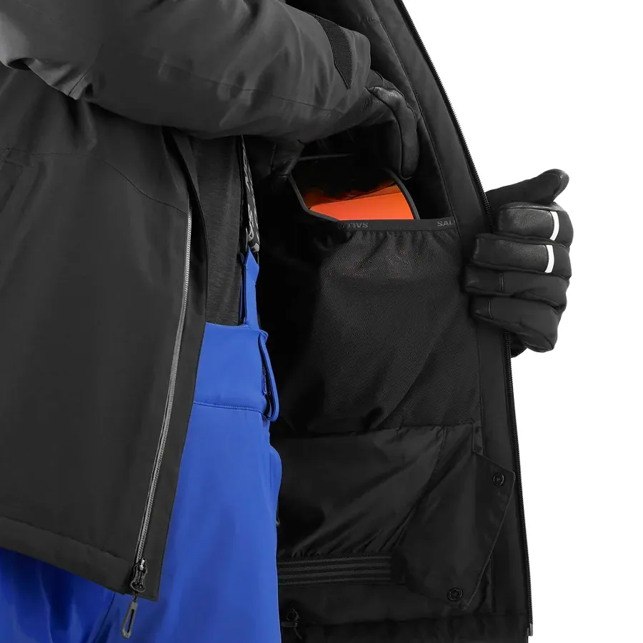 Imagen 6 de 8 de Campera Salomon Highland Jacket-NEGRO