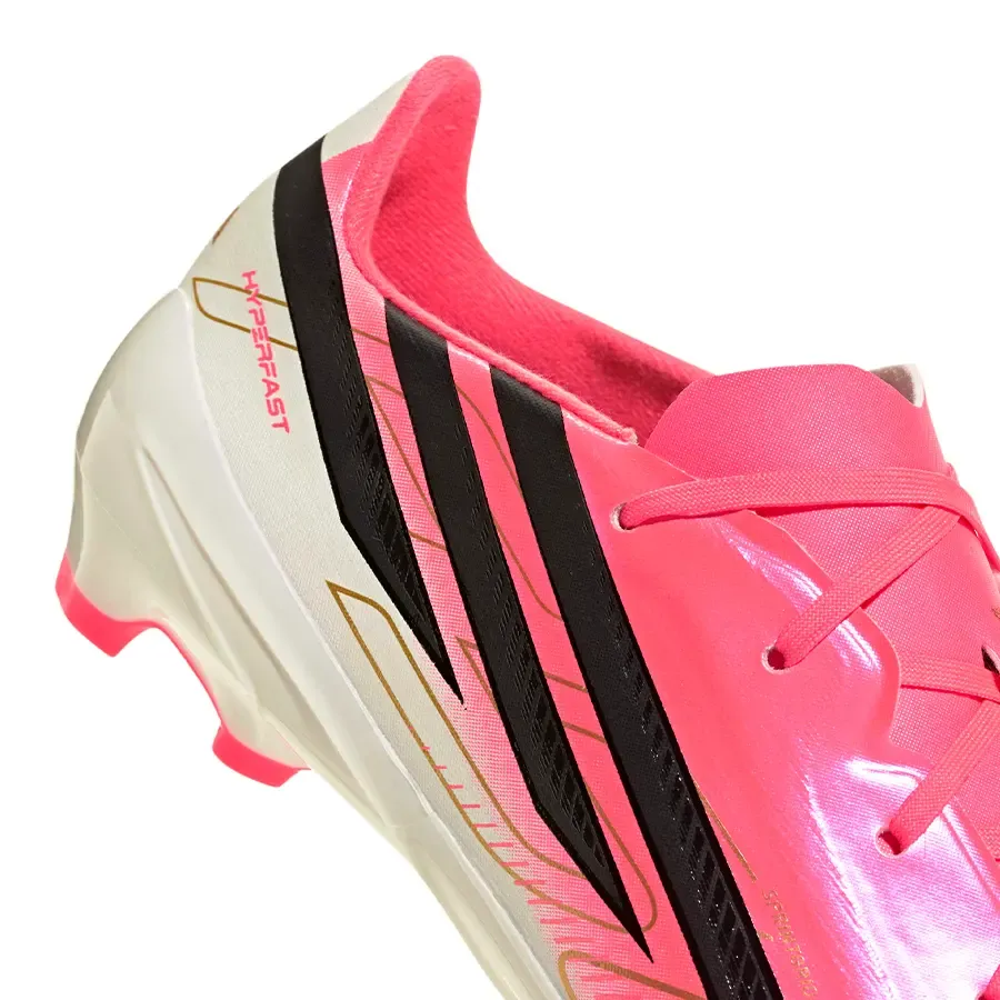Imagen 6 de 7 de Botines adidas F50 Hyperfast League Fg-ROSA/NEGRO/BLANCO