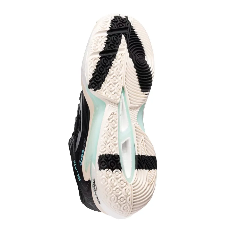 Imagen 3 de 4 de Zapatillas Joma Padel Slam Lady-NEGRO/VERDE AGUA