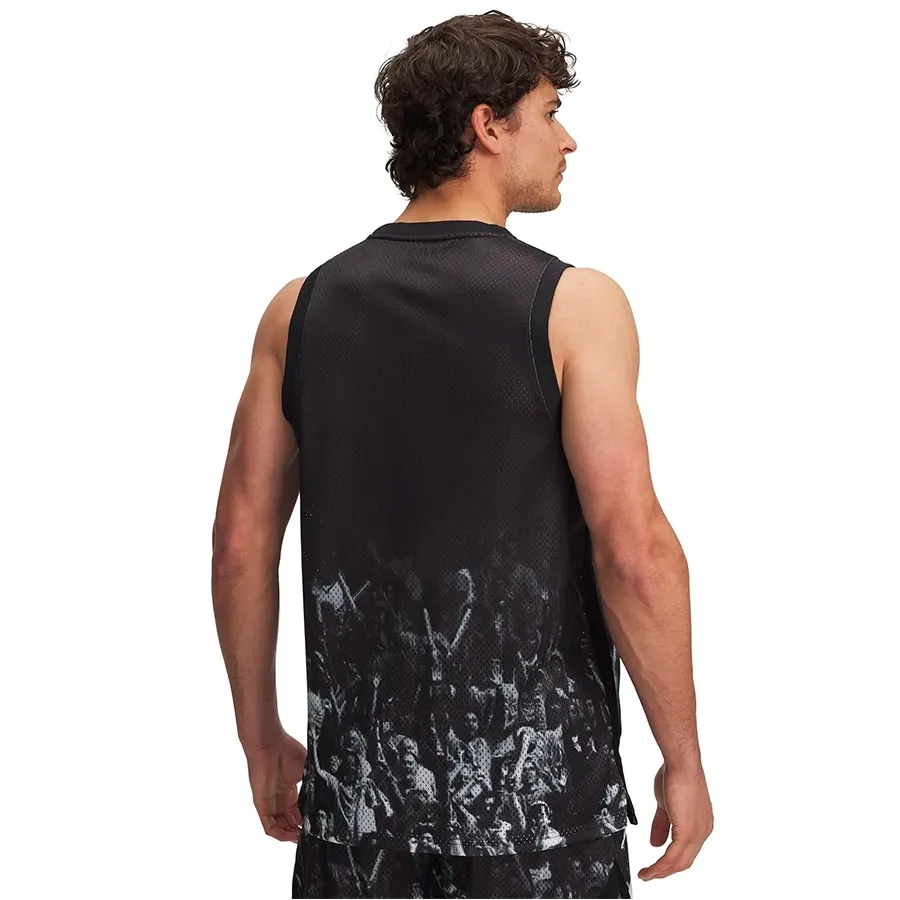 Imagen 2 de 3 de Musculosa Under Armour Curry signature-NEGRO/BLANCO