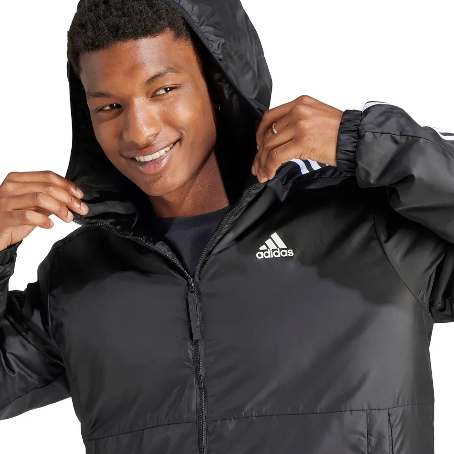 Imagen 4 de 6 de Campera adidas Essentials 3 Tiras-NEGRO/BLANCO