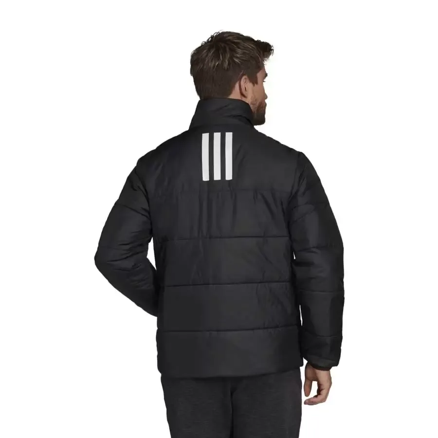 Imagen 4 de 5 de Campera adidas Insulated Bsc 3 Stripes-NEGRO/BLANCO