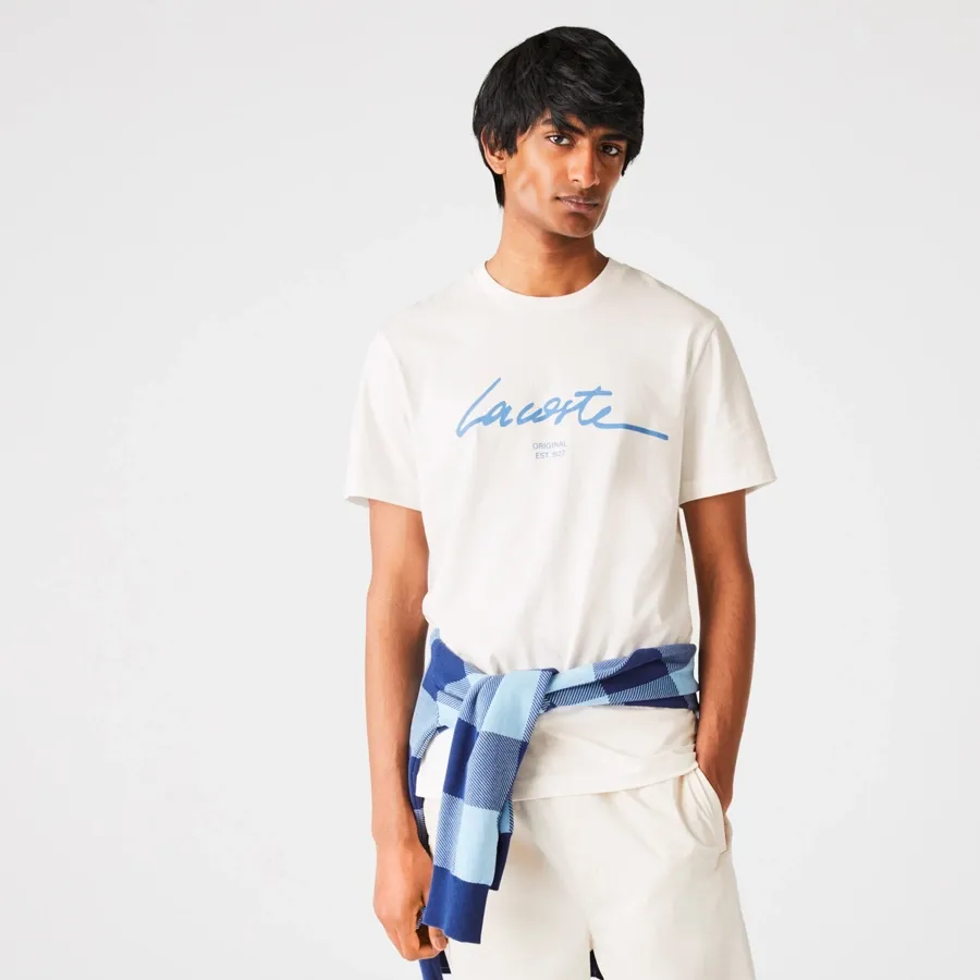 Imagen 3 de 4 de Remera Lacoste Tee Shirts and cols-BLANCO