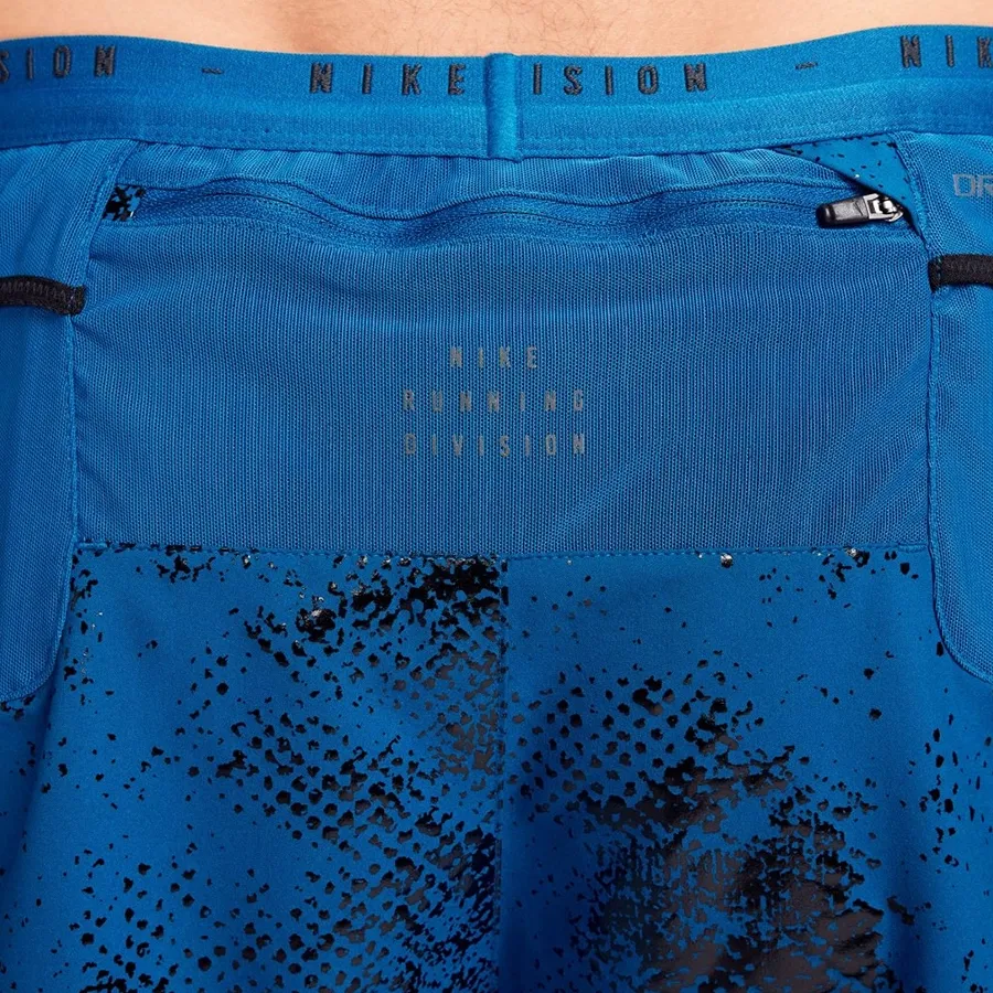 Imagen 3 de 5 de Nike Shorts  División Running-AZUL/NEGRO