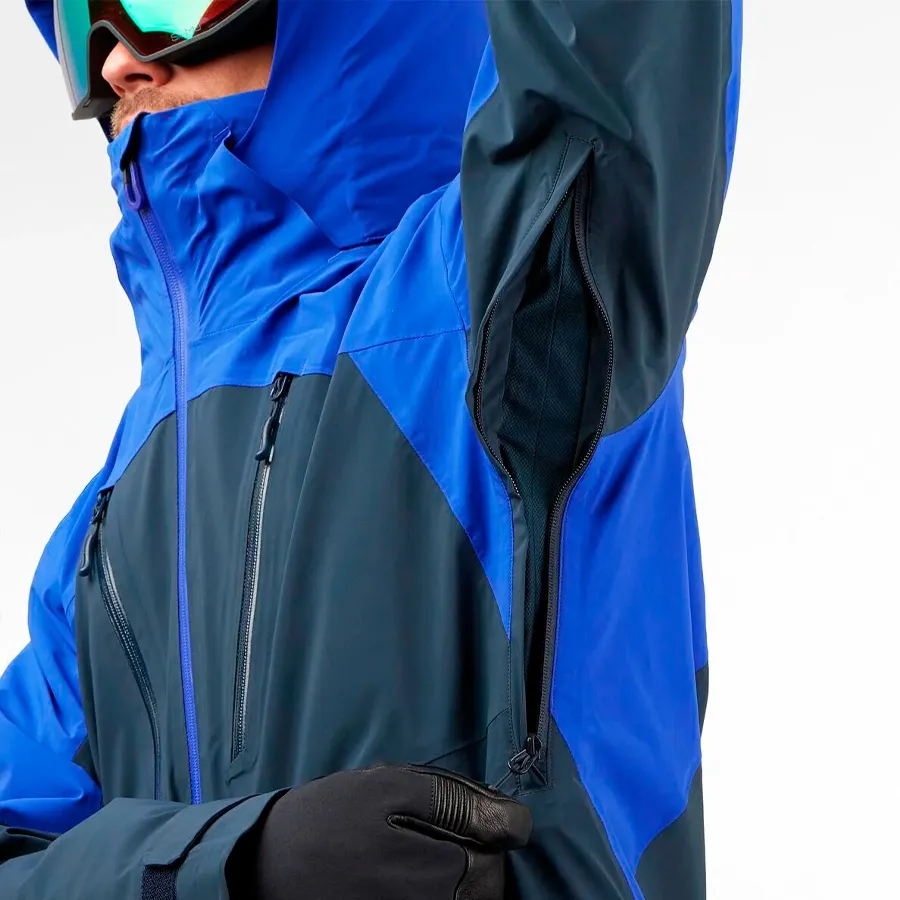 Imagen 5 de 7 de Campera Salomon Brilliant 20K-AZUL/NEGRO