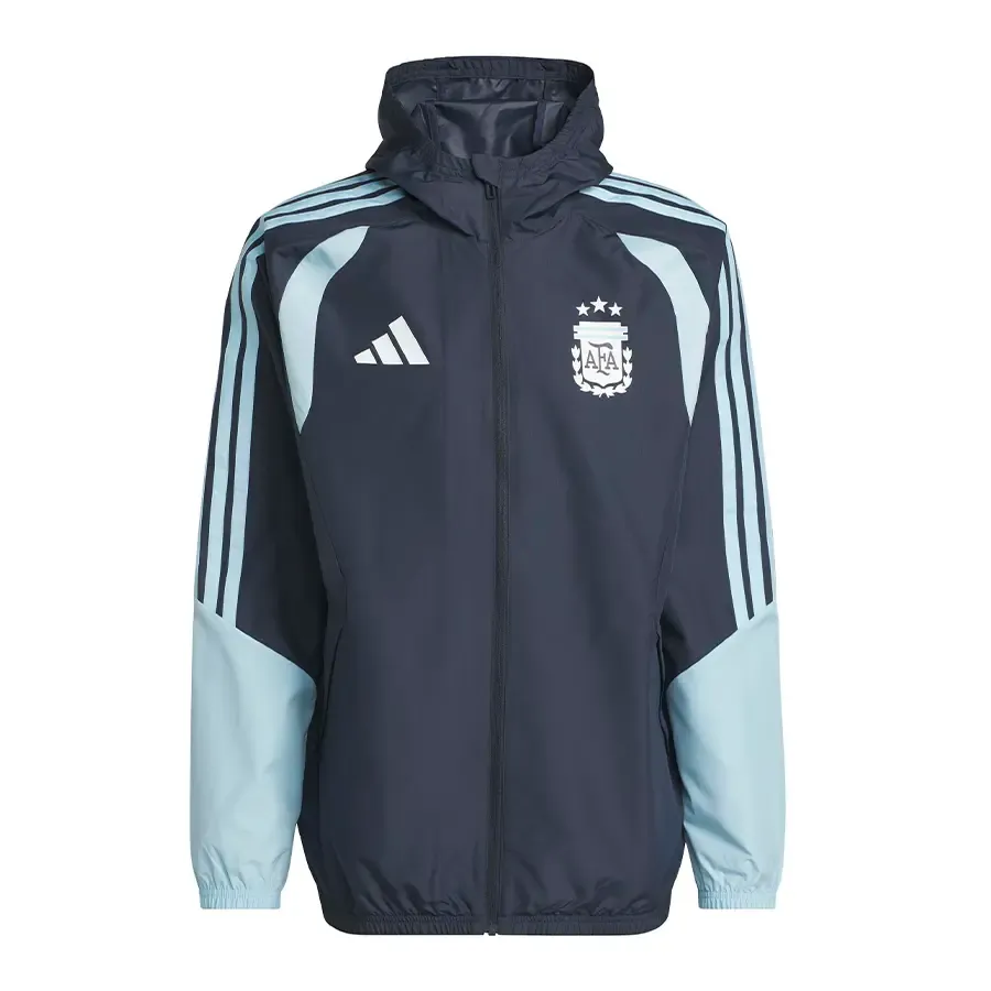 Imagen 2 de 5 de Campera adidas Afa Tiro All Weather-MARINO/CELESTE