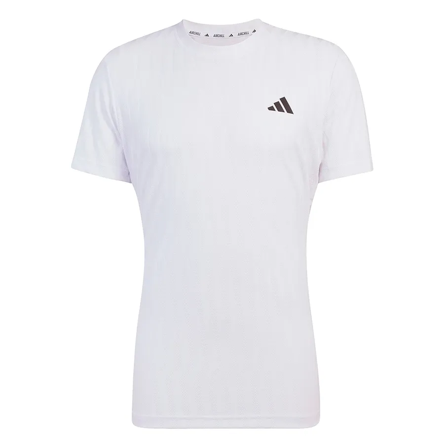Imagen 3 de 4 de Remera adidas Tennis Climacool+ Airchill FreeLift-BLANCO