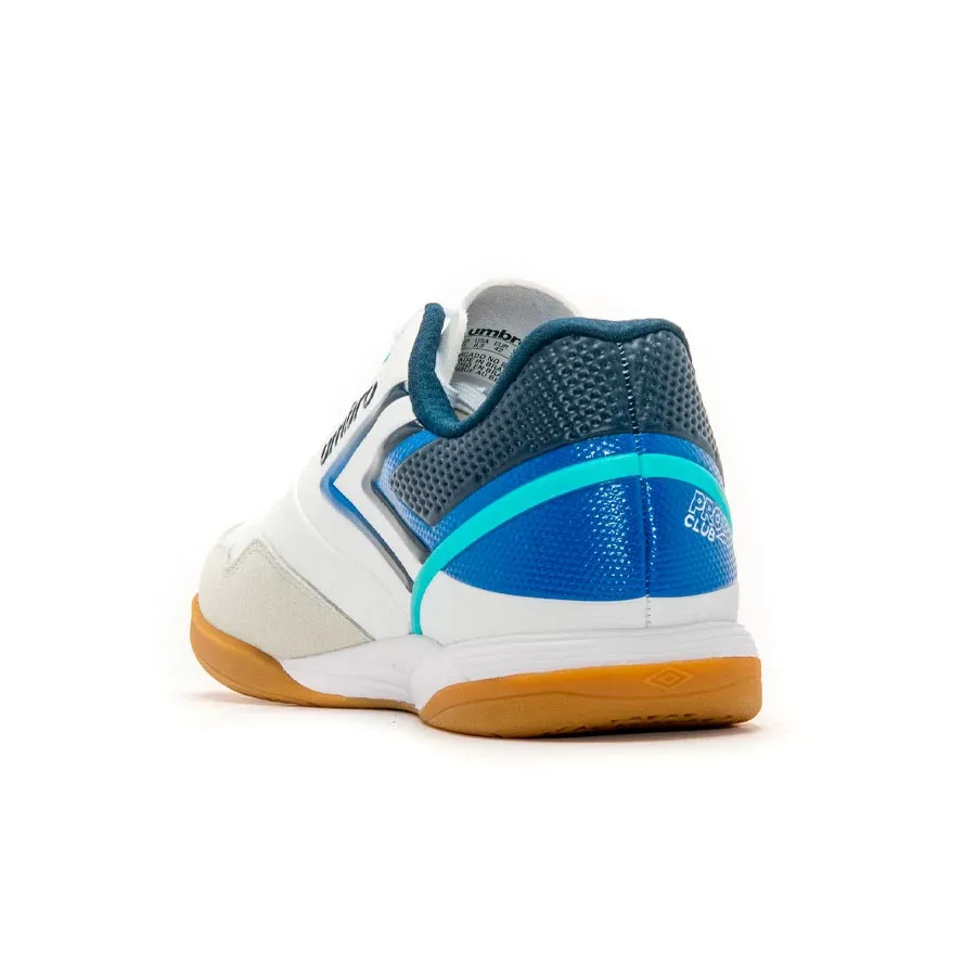 Imagen 1 de 4 de Botines Umbro Sala Pro 5 Club-BLANCO/MARINO/AZUL