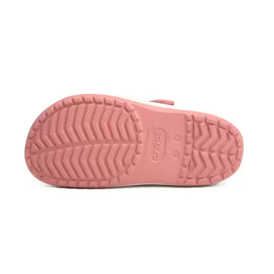 Imagen 3 de 4 de Ojotas Crocs Crocband-ROSA/BLANCO