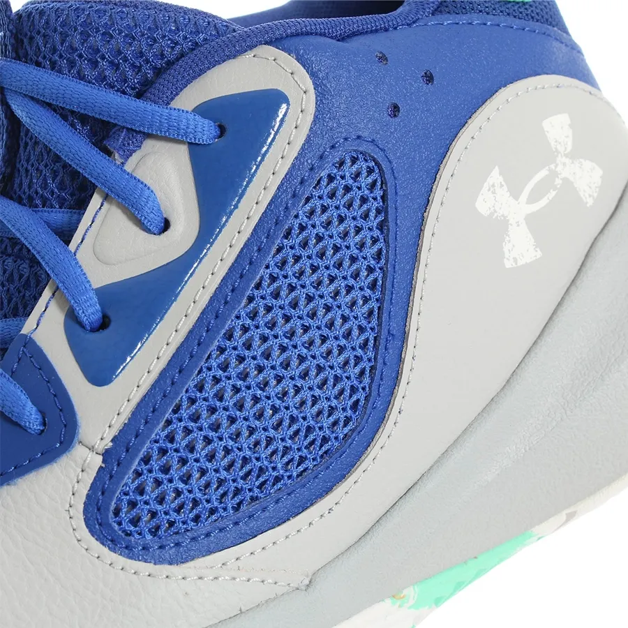 Imagen 7 de 10 de Zapatillas Under Armour Lockdown 6-GRIS/AZUL FRANCIA