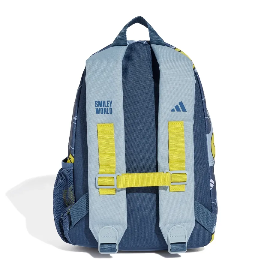 Imagen 2 de 5 de Mochila adidas Smiley World-AZUL/CELESTE/AMARILLO