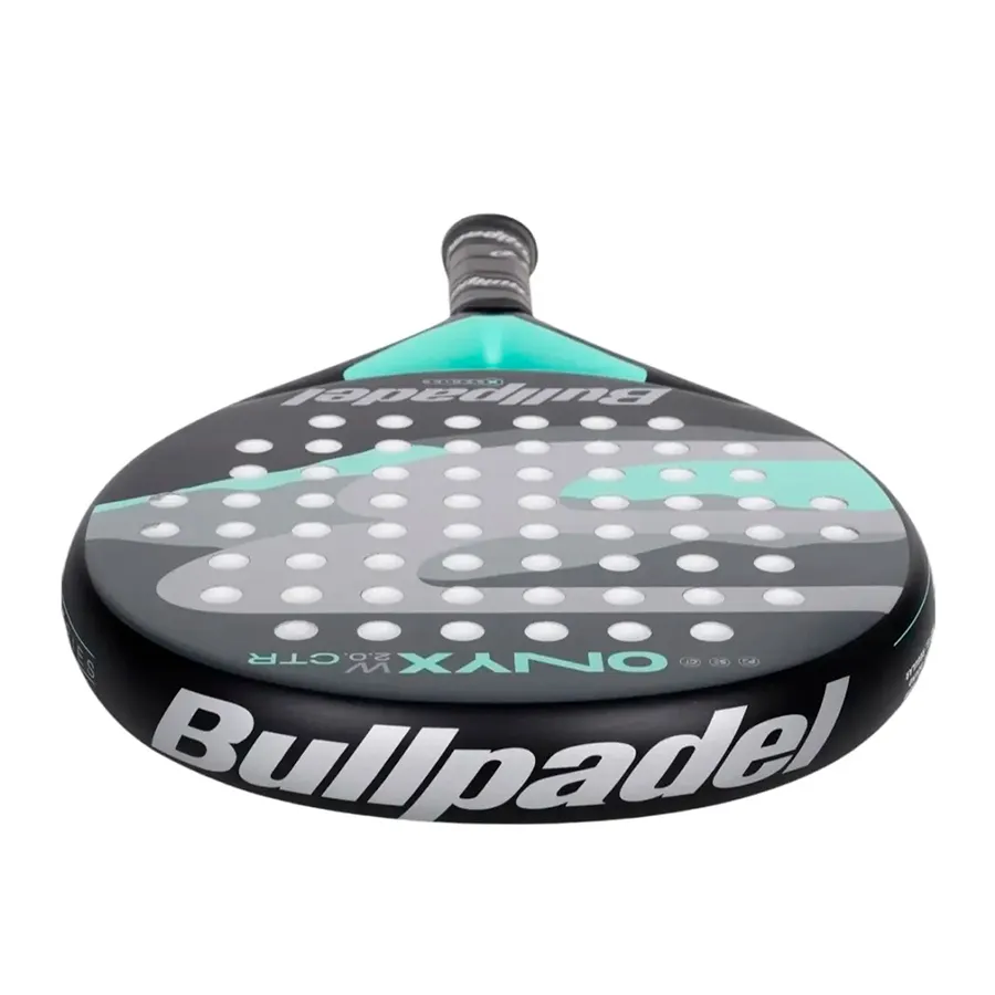 Imagen 3 de 5 de Paleta Bullpadel Onyx Control Woman 2.0-NEGRO/CELESTE/GRIS