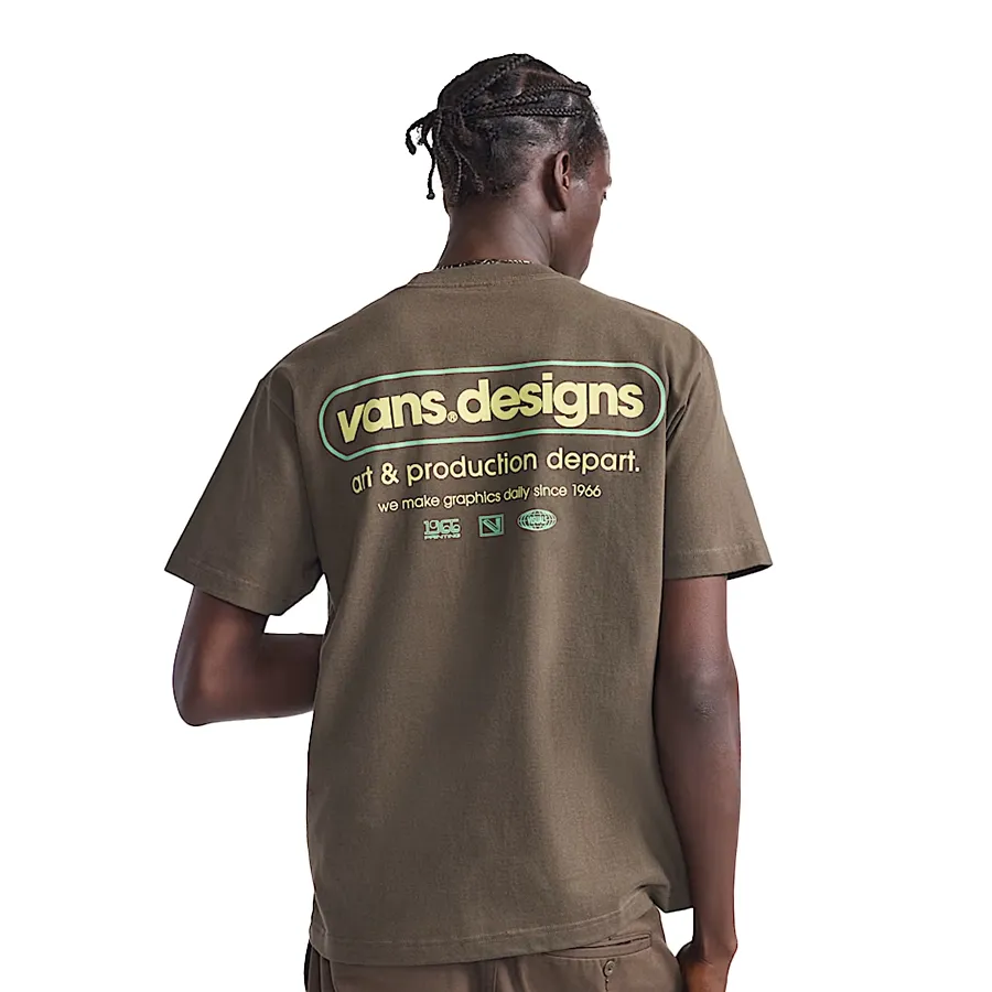 Imagen 1 de 3 de Remera Vans Art Production T-Shirt-MARRON