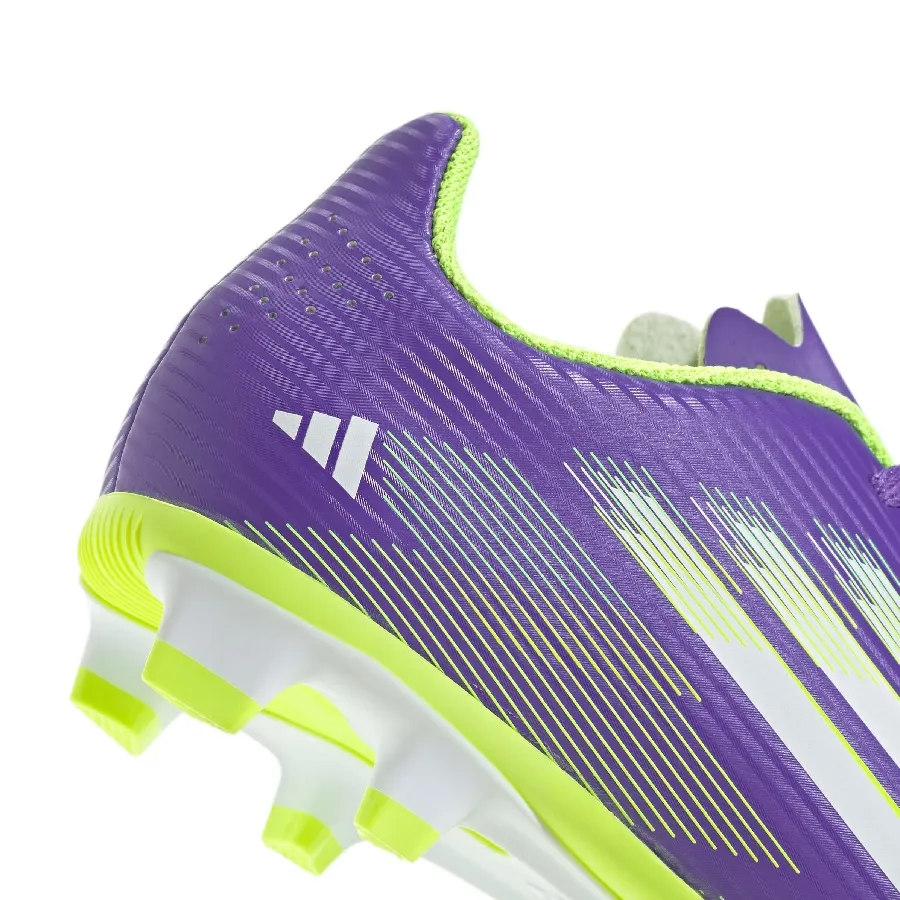 Imagen 6 de 7 de Botines adidas F50 Club Fg Niño-PURPURA/VERDE FLUOR