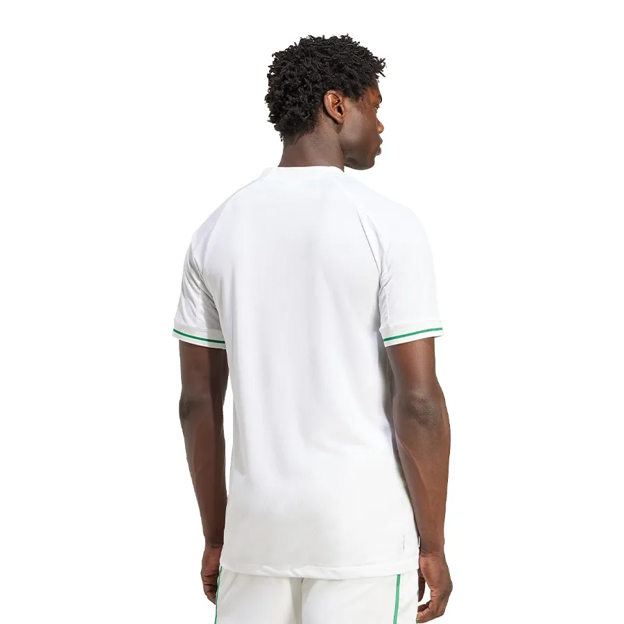 Imagen 2 de 6 de Remera adidas originals Pro Climacool+ FreeLift-BLANCO/VERDE