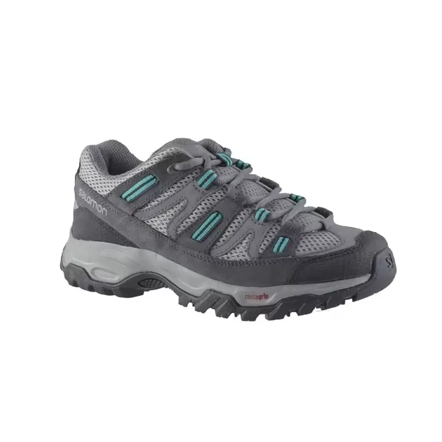 Imagen 3 de 5 de Zapatillas Salomon Sherbrooke W-GRIS/TURQUESA