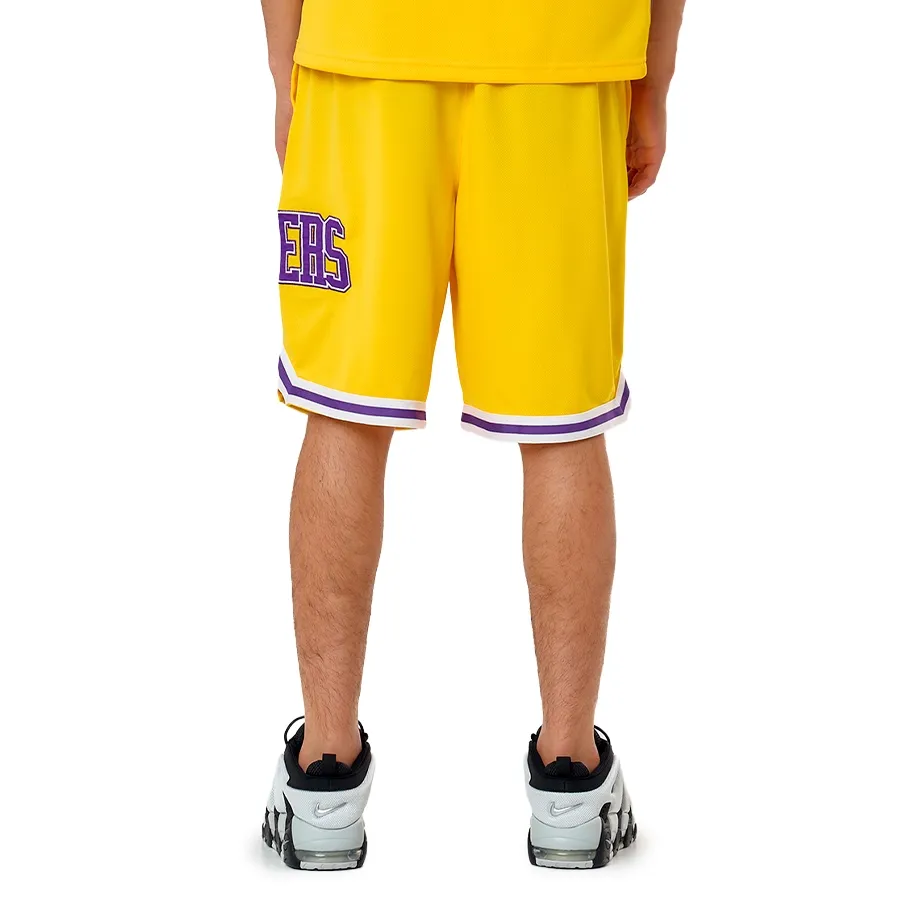 Imagen 1 de 2 de Short Nba Lakers Logo-AMARILLO/MORADO