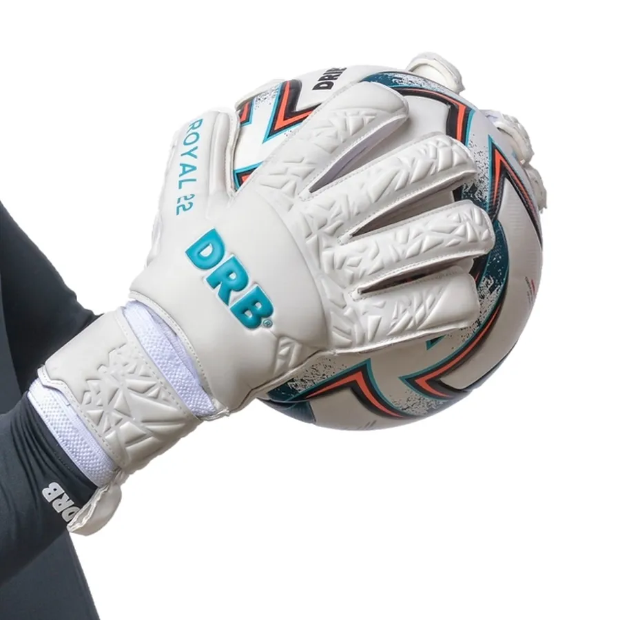 Imagen 3 de 5 de Guantes DRB Guante Royal 22 Pro-BLANCO/TURQUESA