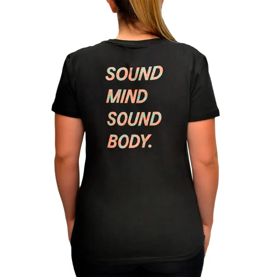 Imagen 2 de 3 de Remera Asics Sound Mind Ss23-NEGRO