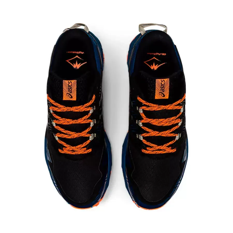 Imagen 2 de 6 de Zapatillas Asics Gel Fujitrabuco 8-NEGRO/AZUL/NARANJA
