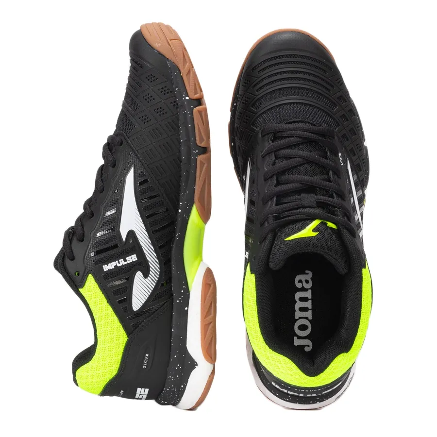 Imagen 2 de 5 de Zapatillas Joma Impulse 2401-NEGRO/LIMA/NEGRO