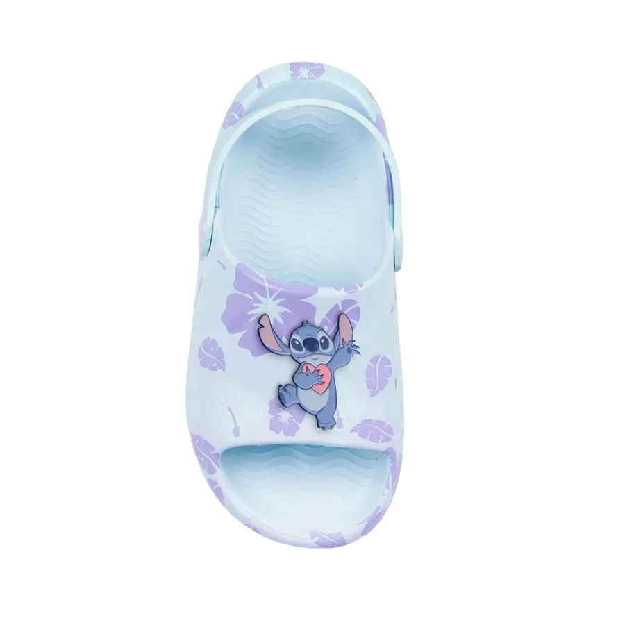 Imagen 2 de 4 de Sandalias Footy Clogs Stitch Dance-CELESTE/VIOLETA