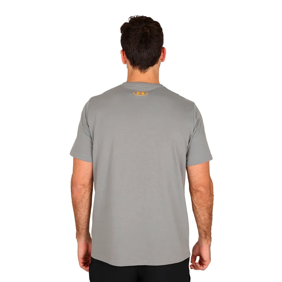 Imagen 1 de 2 de Remera Under Armour Team Issue-GRIS/AMARILLO