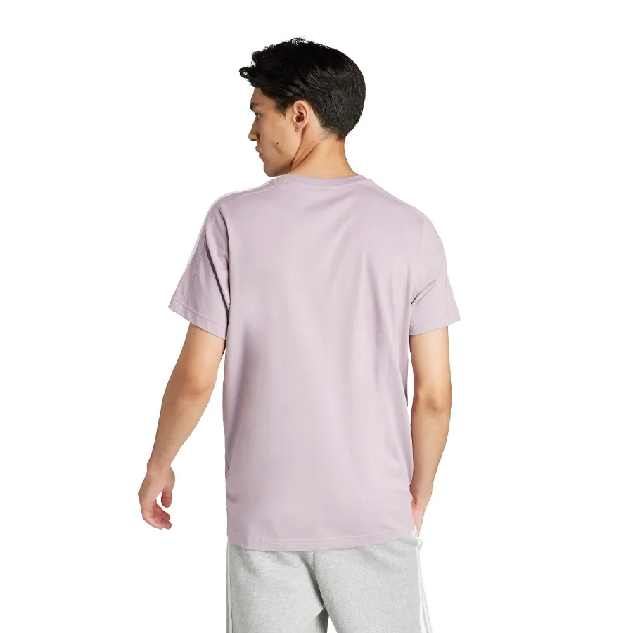 Imagen 2 de 6 de Remera adidas Essentials 3 Stripes-LILA/BLANCO