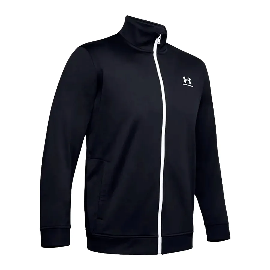Imagen 2 de 4 de Campera Under Armour portstyle Tricot-NEGRO/BLANCO