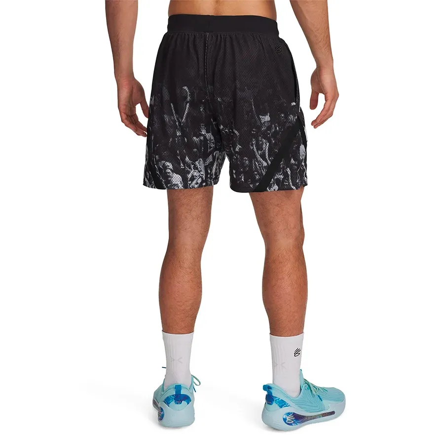 Imagen 2 de 3 de Shorts Under Armour Curry Signature Sub 2-NEGRO/BLANCO