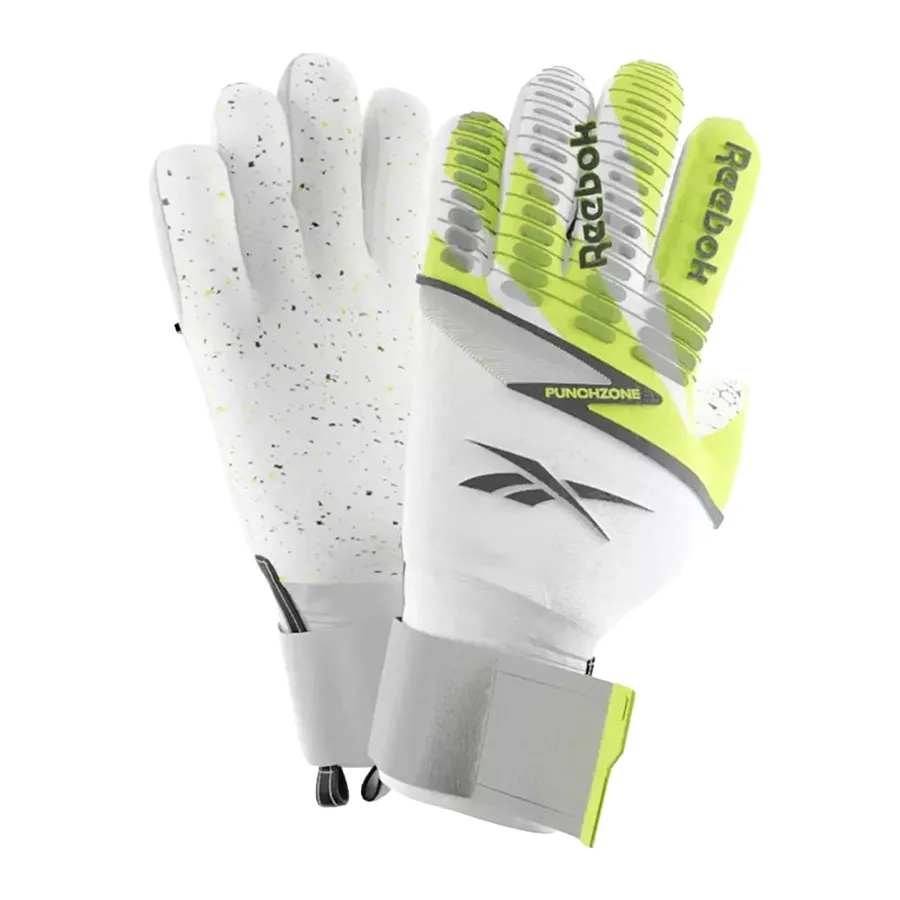 Imagen 1 de 2 de Guantes Reebok De Arquero Kick-BLANCO/AMARILLO