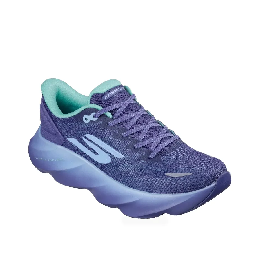 Imagen 3 de 5 de Zapatillas Skechers Sky Aero Burs-MORADO/AQUA