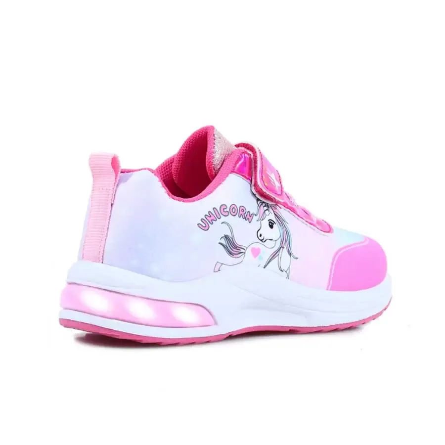 Imagen 2 de 4 de Zapatillas Footy Inyectada C/Luz-ROSA/FUCSIA